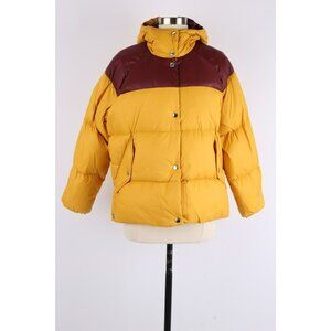 Rag & Bone Joelle Women's Puffer Jacket Sz 2XS/TTP Yellow/Brown